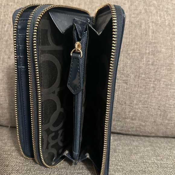 Authentic Rocco Barocco Wallet Navy Blue - Picture 9 of 16